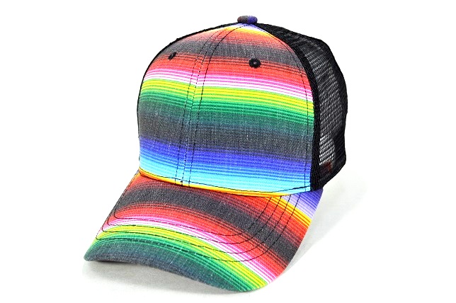 010-SERAPE TRUCKER HARD MESH BLACK